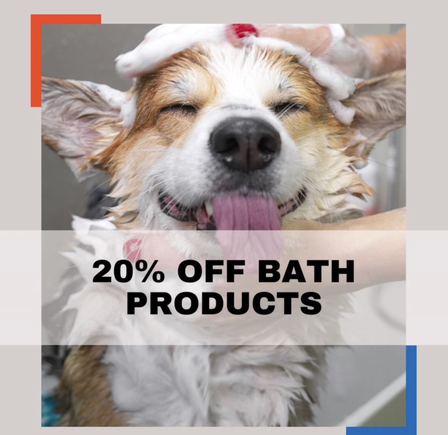 Splish splas big savings on dog bath essentials